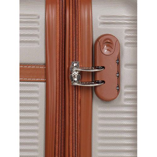Чемодан маленький S ABS-пластик Worldline Airtex 629 56×36×22см 38л Шампань