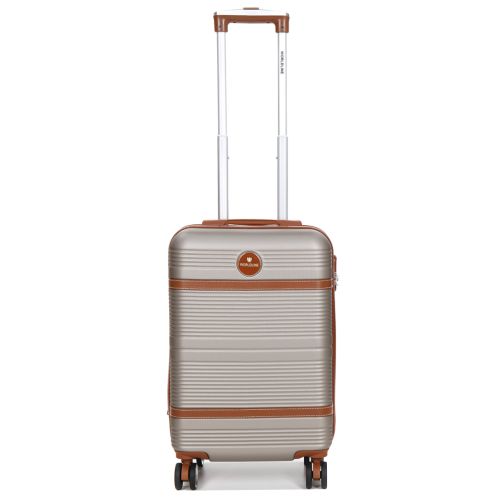 Чемодан маленький S ABS-пластик Worldline Airtex 629 56×36×22см 38л Шампань