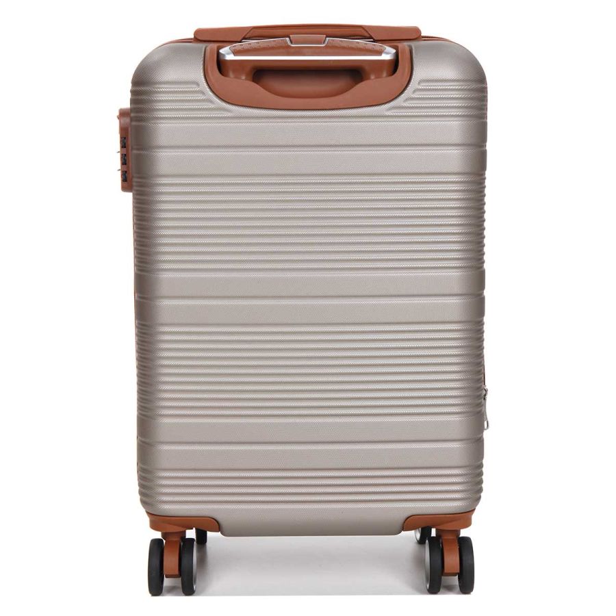 Чемодан маленький S ABS-пластик Worldline Airtex 629 56×36×22см 38л Шампань