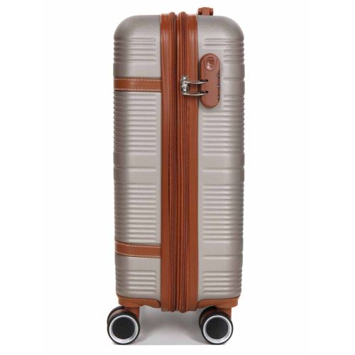 Чемодан маленький S ABS-пластик Worldline Airtex 629 56×36×22см 38л Шампань
