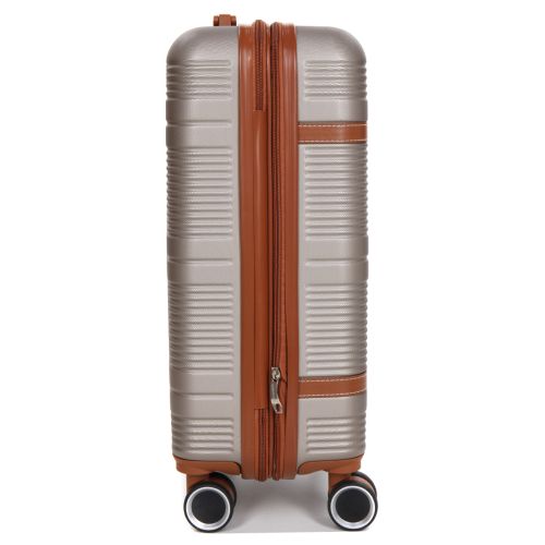 Чемодан маленький S ABS-пластик Worldline Airtex 629 56×36×22см 38л Шампань