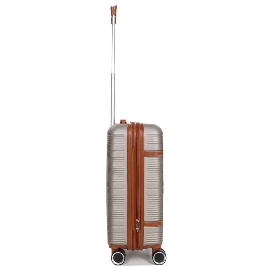 Чемодан маленький S ABS-пластик Worldline Airtex 629 56×36×22см 38л Шампань