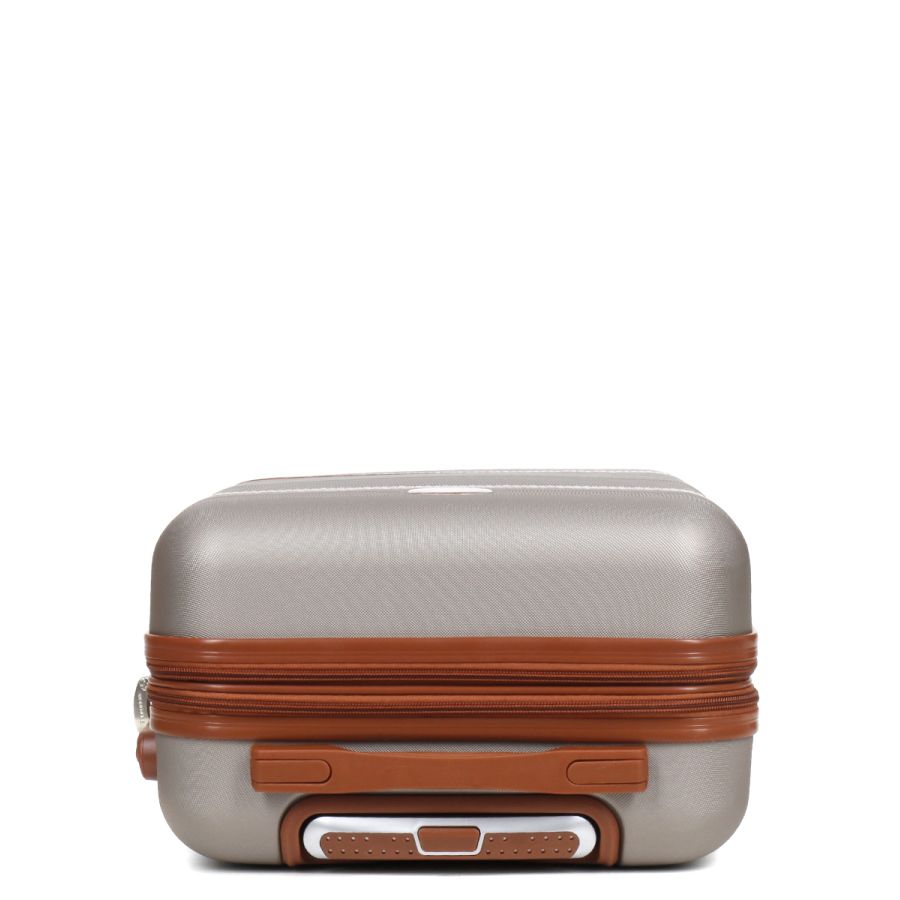 Чемодан маленький S ABS-пластик Worldline Airtex 629 56×36×22см 38л Шампань