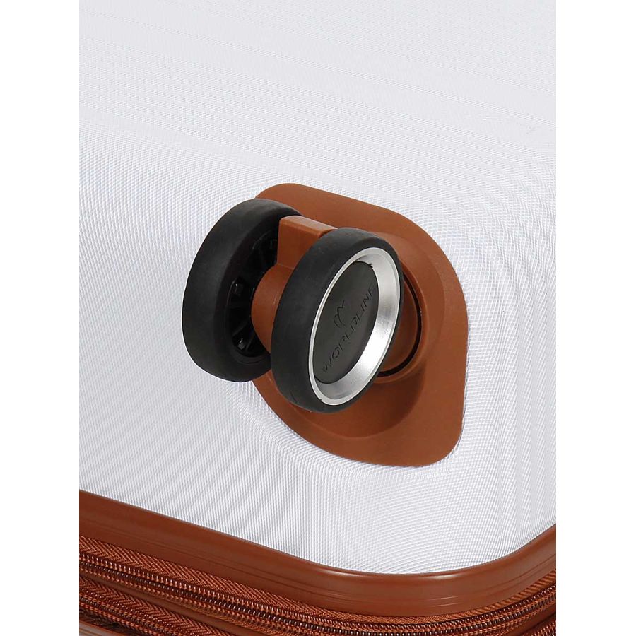 Чемодан средний M ABS-пластик Worldline Airtex 629 67×45×27см 74л Белый