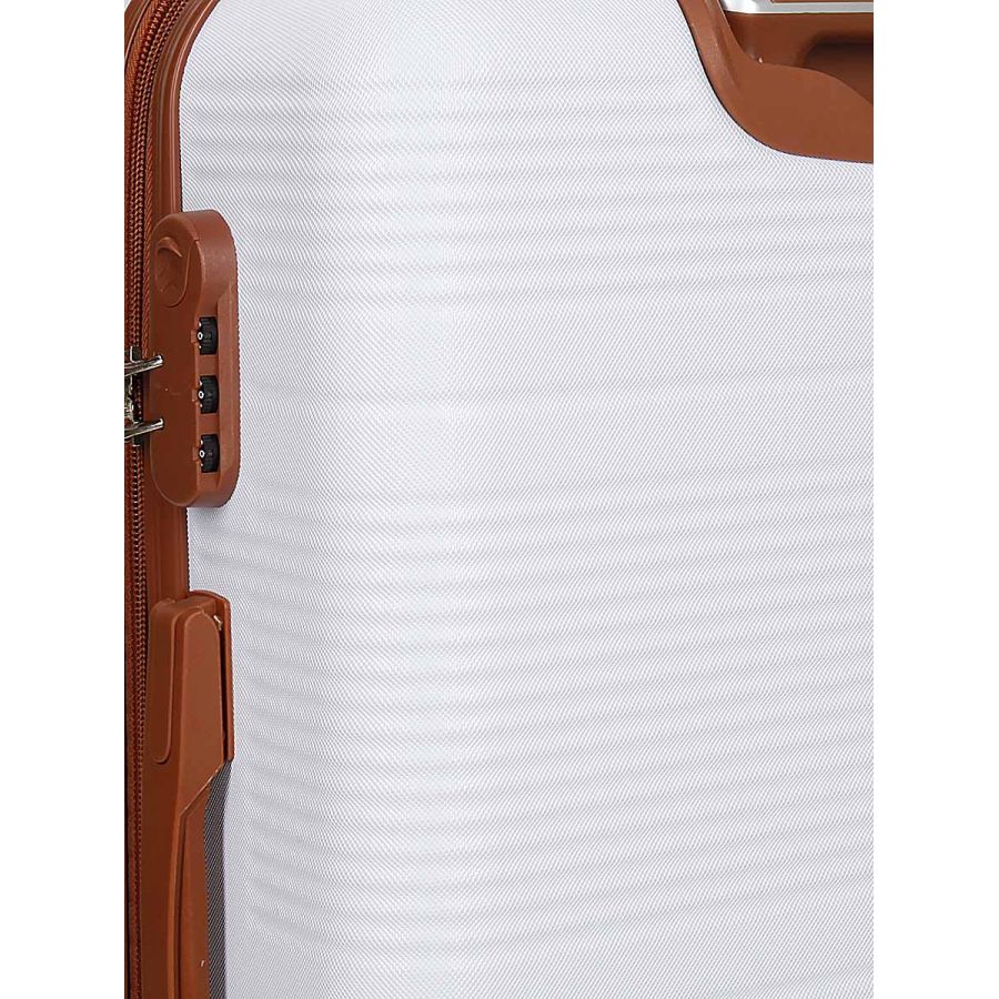 Чемодан средний M ABS-пластик Worldline Airtex 629 67×45×27см 74л Белый