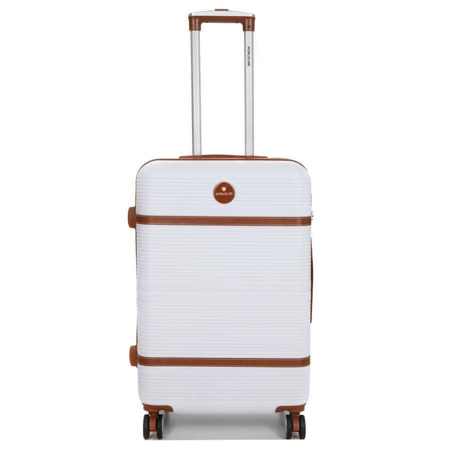 Чемодан средний M ABS-пластик Worldline Airtex 629 67×45×27см 74л Белый