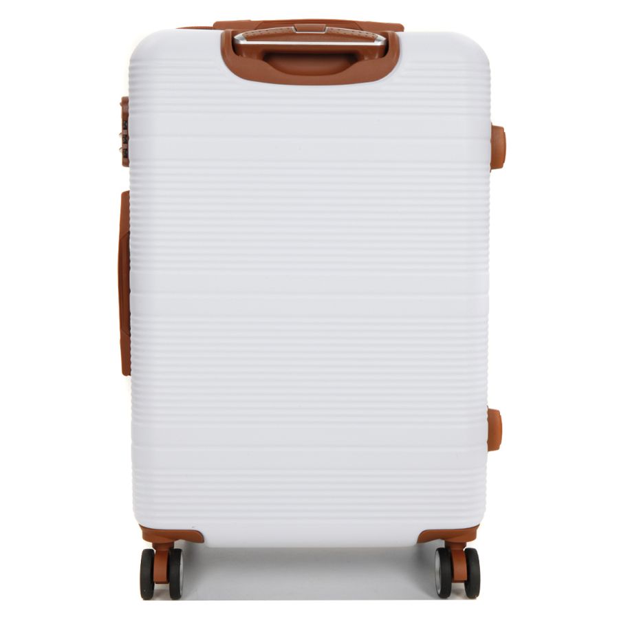Чемодан средний M ABS-пластик Worldline Airtex 629 67×45×27см 74л Белый