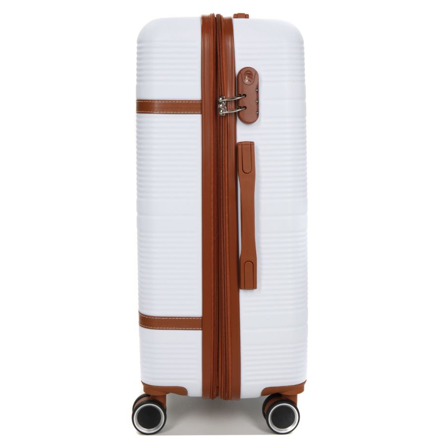 Чемодан средний M ABS-пластик Worldline Airtex 629 67×45×27см 74л Белый