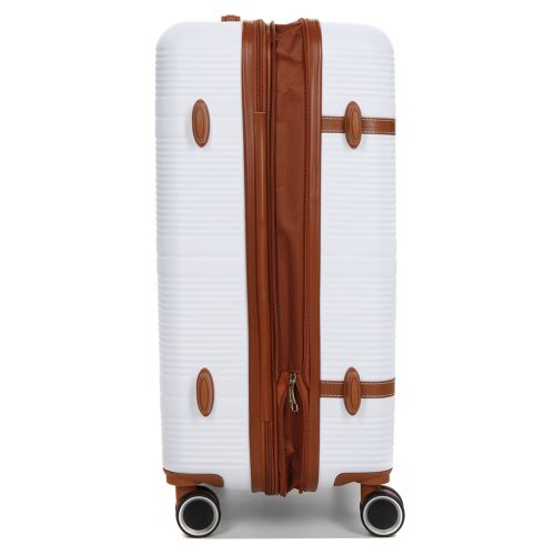 Чемодан средний M ABS-пластик Worldline Airtex 629 67×45×27см 74л Белый