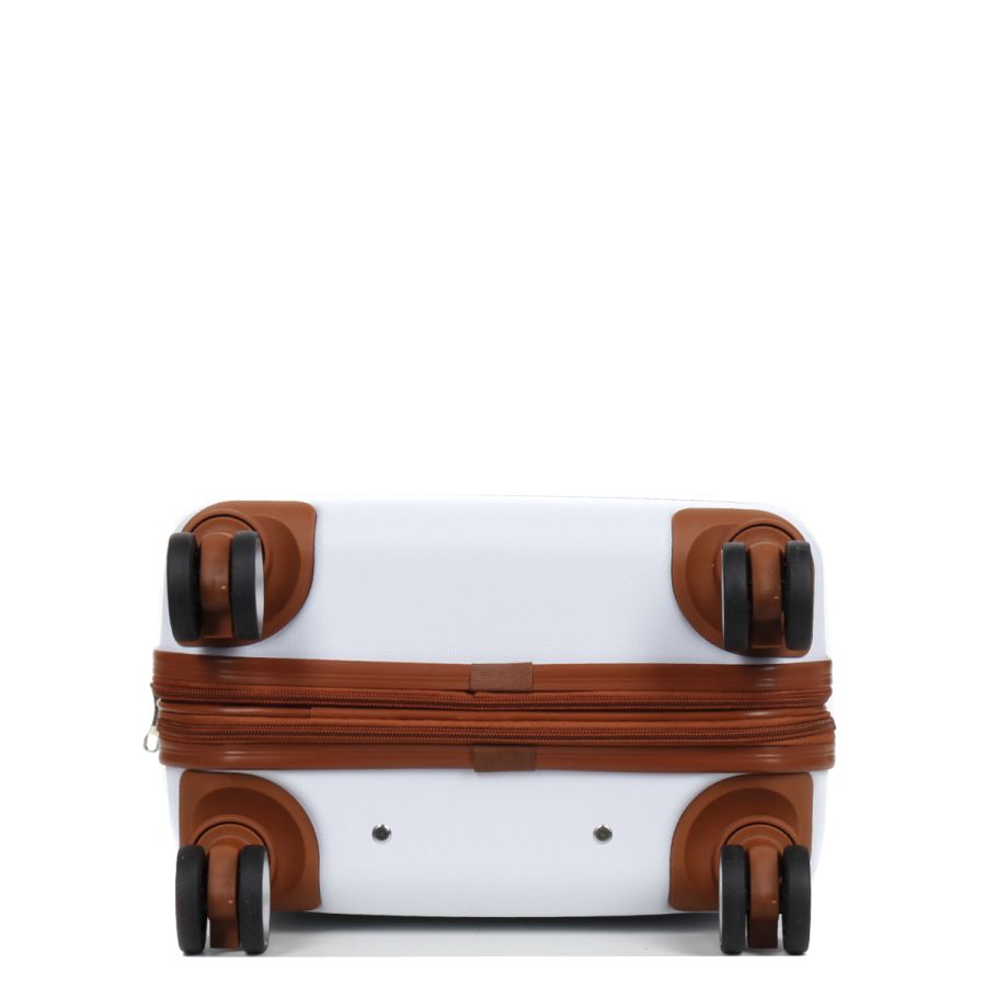 Чемодан маленький S ABS-пластик Worldline Airtex 629 56×36×22см 38л Белый