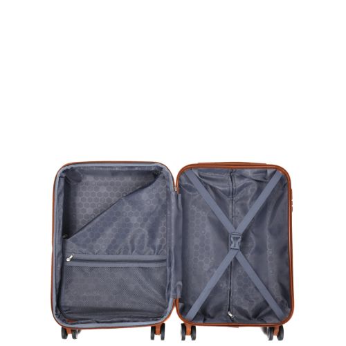 Чемодан маленький S ABS-пластик Worldline Airtex 629 56×36×22см 38л Белый