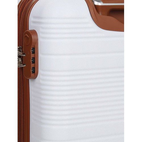 Чемодан маленький S ABS-пластик Worldline Airtex 629 56×36×22см 38л Белый