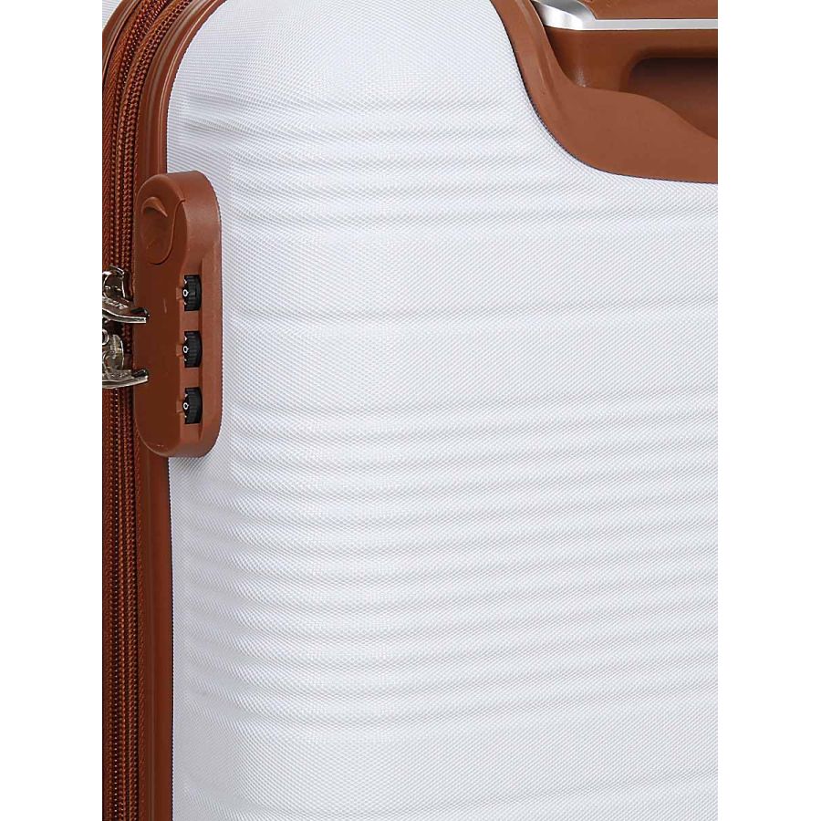 Чемодан маленький S ABS-пластик Worldline Airtex 629 56×36×22см 38л Белый
