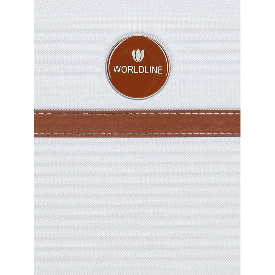 Чемодан маленький S ABS-пластик Worldline Airtex 629 56×36×22см 38л Белый