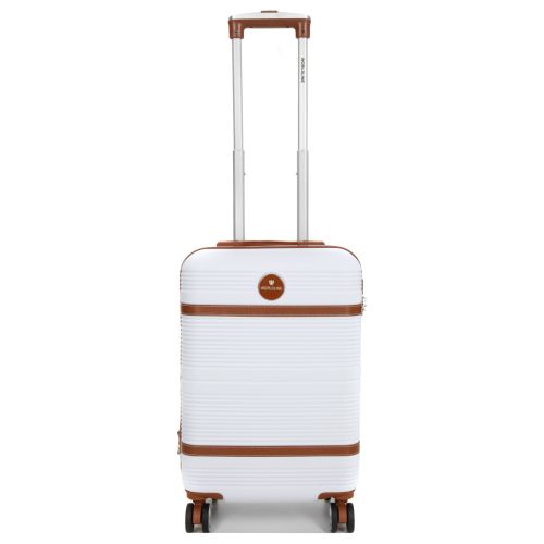 Чемодан маленький S ABS-пластик Worldline Airtex 629 56×36×22см 38л Белый