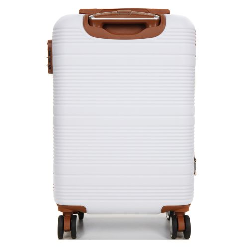 Чемодан маленький S ABS-пластик Worldline Airtex 629 56×36×22см 38л Белый