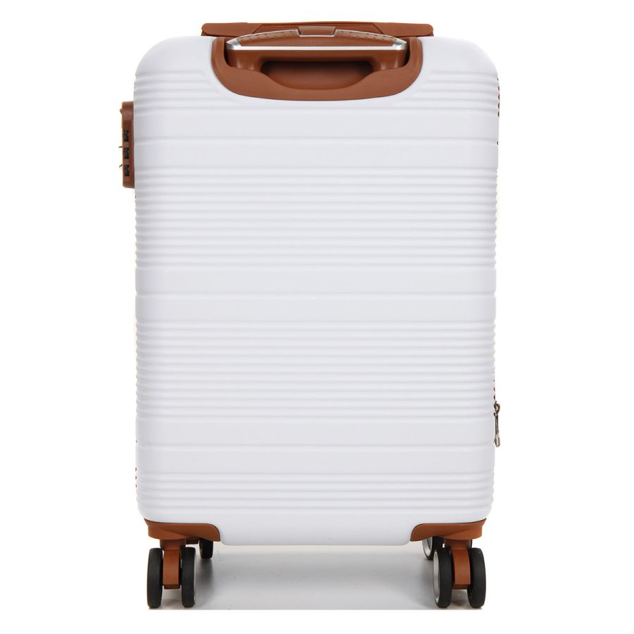 Чемодан маленький S ABS-пластик Worldline Airtex 629 56×36×22см 38л Белый