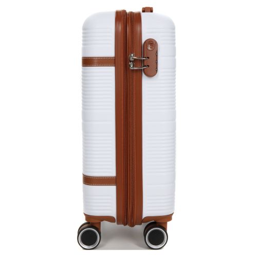 Чемодан маленький S ABS-пластик Worldline Airtex 629 56×36×22см 38л Белый