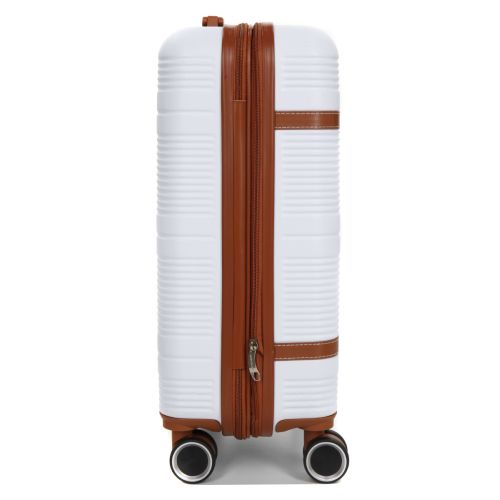 Чемодан маленький S ABS-пластик Worldline Airtex 629 56×36×22см 38л Белый