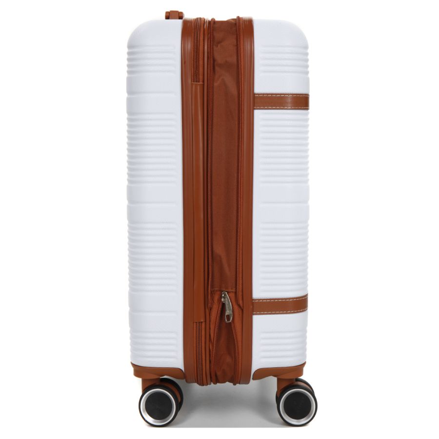Чемодан маленький S ABS-пластик Worldline Airtex 629 56×36×22см 38л Белый