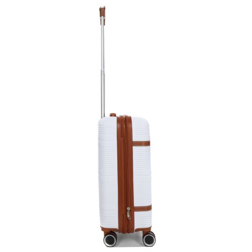Чемодан маленький S ABS-пластик Worldline Airtex 629 56×36×22см 38л Белый