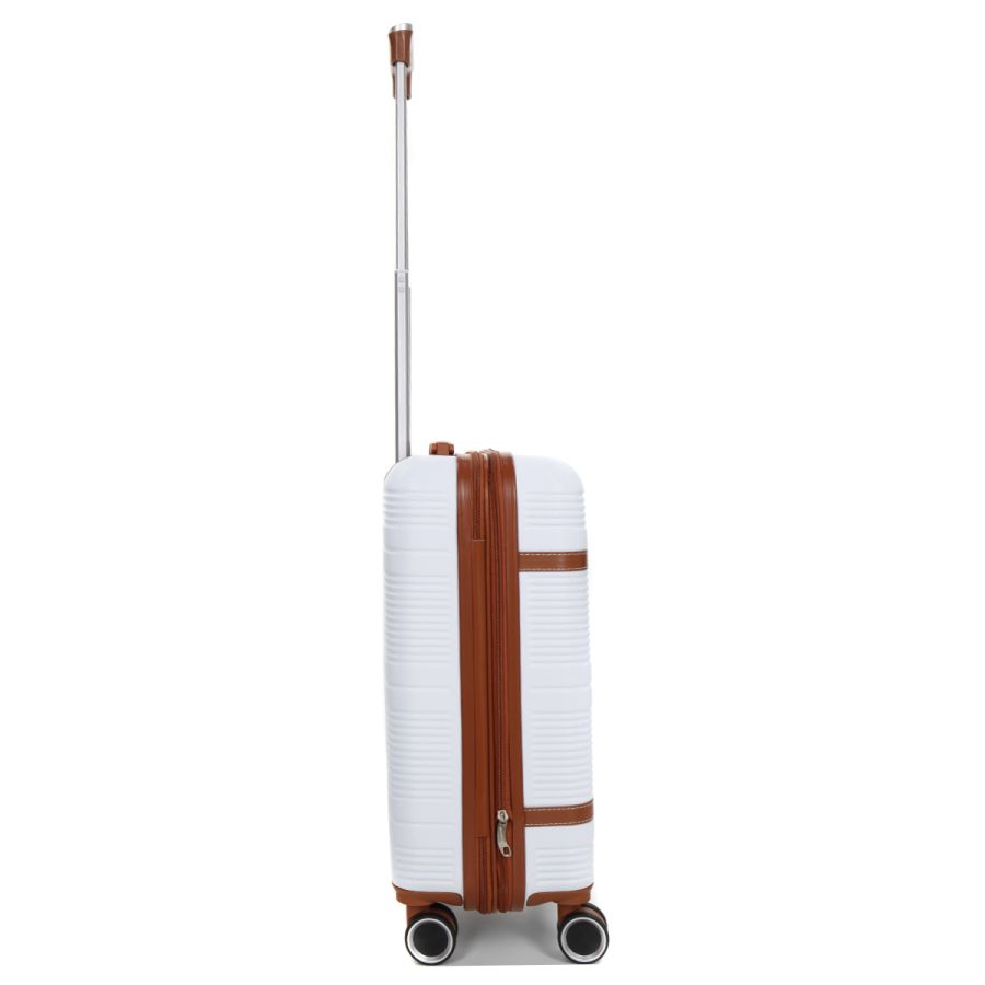 Чемодан маленький S ABS-пластик Worldline Airtex 629 56×36×22см 38л Белый