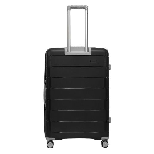 Чемодан большой L полипропилен Snowball 20303 76×53×33см 108+17л Чёрный