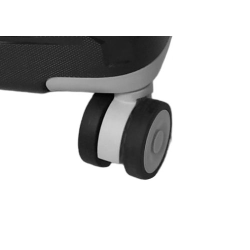 Чемодан большой L полипропилен Snowball 20303 76×53×33см 108+17л Чёрный