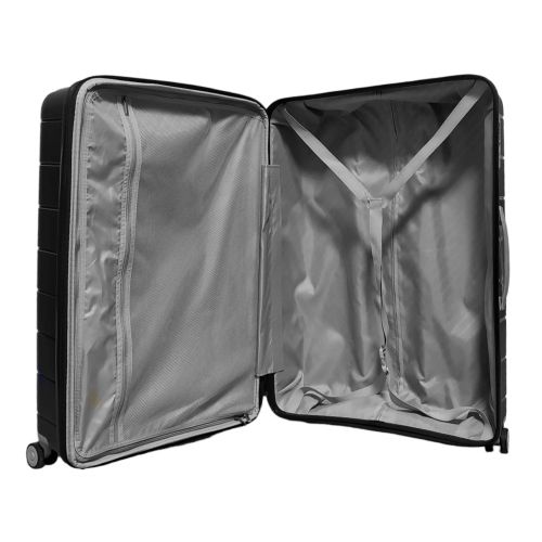 Чемодан большой L полипропилен Snowball 20303 76×53×33см 108+17л Чёрный