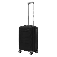 Чемодан маленький S полипропилен Snowball 20303 56×39×23см 35л Чёрный