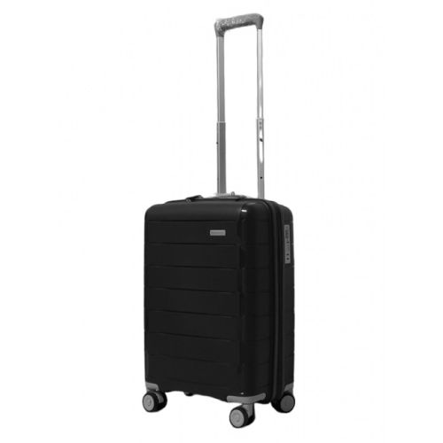 Чемодан маленький S полипропилен Snowball 20303 56×39×23см 35л Чёрный