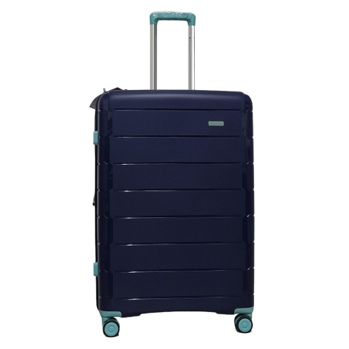 Чемодан большой L полипропилен Snowball 20303 76×53×33см 108+17л Темно-синий