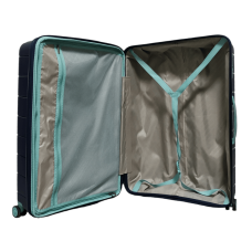 Чемодан большой L полипропилен Snowball 20303 76×53×33см 108+17л Темно-синий