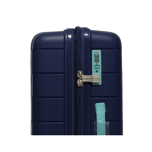 Чемодан большой L полипропилен Snowball 20303 76×53×33см 108+17л Темно-синий