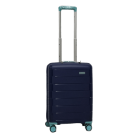 Чемодан маленький S полипропилен Snowball 20303 56×39×23см 35л Темно-синий