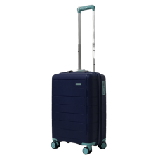 Чемодан маленький S полипропилен Snowball 20303 56×39×23см 35л Темно-синий