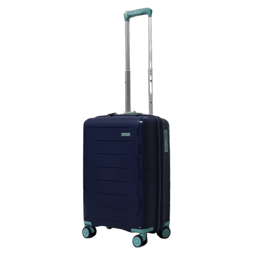 Чемодан маленький S полипропилен Snowball 20303 56×39×23см 35л Темно-синий