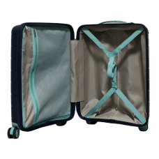 Чемодан маленький S полипропилен Snowball 20303 56×39×23см 35л Темно-синий