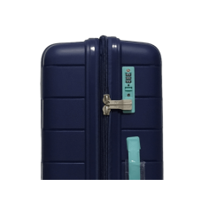 Чемодан маленький S полипропилен Snowball 20303 56×39×23см 35л Темно-синий