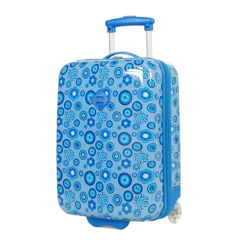 Детский чемодан маленький S ABS-пластик Madisson Snowball 65218  49,5×32,5×20см 25л Синий