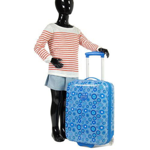 Детский чемодан маленький S ABS-пластик Madisson Snowball 65218  49,5×32,5×20см 25л Синий