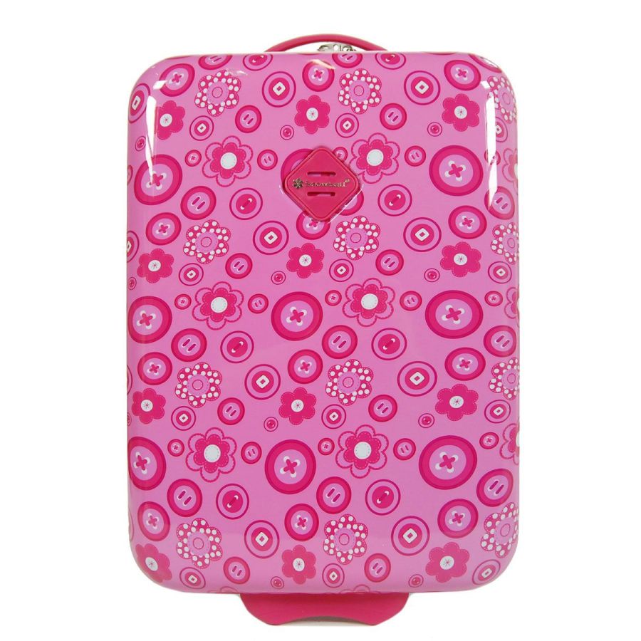 Детский чемодан маленький S ABS-пластик Madisson Snowball 65218  49,5×32,5×20см 25л Розовый