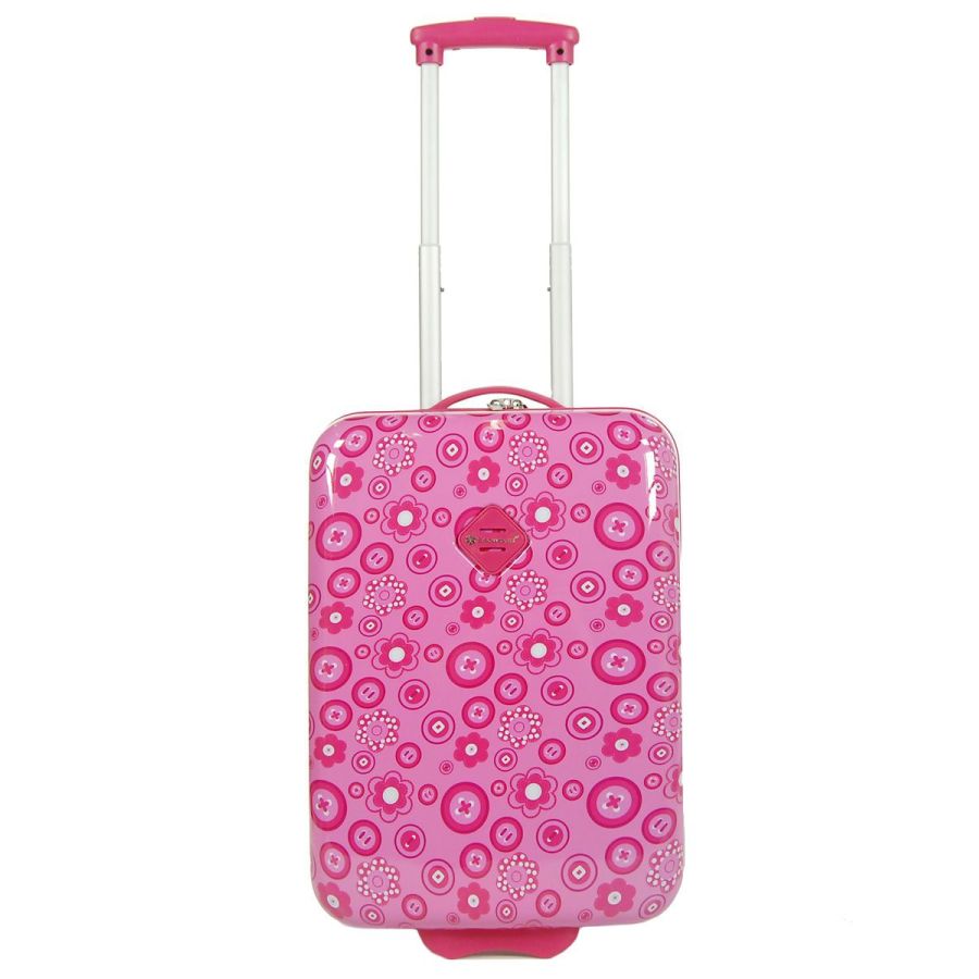 Детский чемодан маленький S ABS-пластик Madisson Snowball 65218  49,5×32,5×20см 25л Розовый