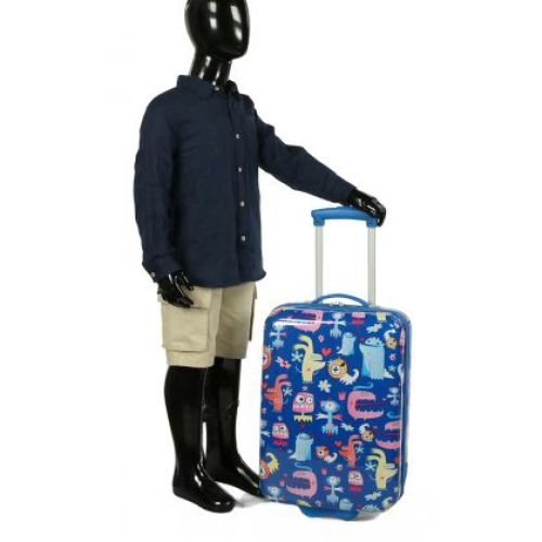 Детский чемодан маленький S ABS-пластик Madisson Snowball A85118 48×32,5×20см 25л Синий