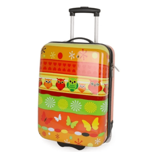 Детский чемодан маленький S ABS-пластик Madisson Snowball 65018H 49×32×20см 25л Оранжевый