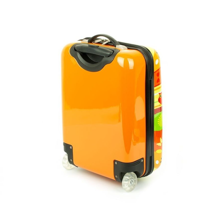 Детский чемодан маленький S ABS-пластик Madisson Snowball 65018H 49×32×20см 25л Оранжевый