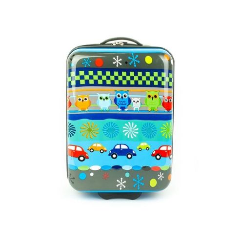 Детский чемодан маленький S ABS-пластик Madisson Snowball 65018H 49×32×20см 25л Синий