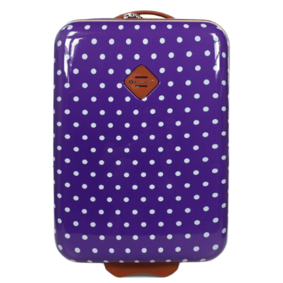 Детский чемодан маленький S ABS-пластик Madisson Snowball 65118 48×32,5×20см 25л Фиолетовый