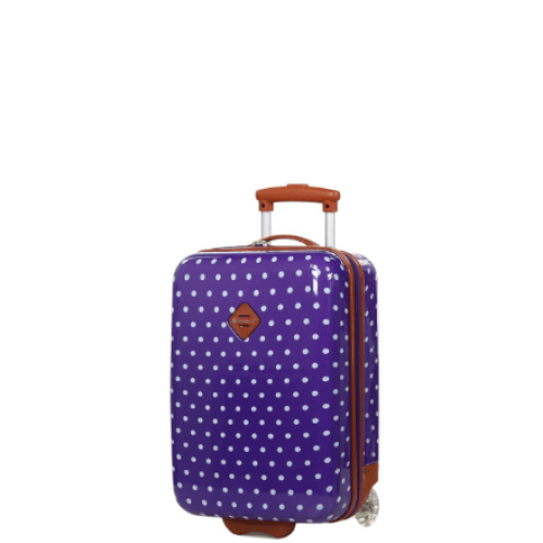 Детский чемодан маленький S ABS-пластик Madisson Snowball 65118 48×32,5×20см 25л Фиолетовый