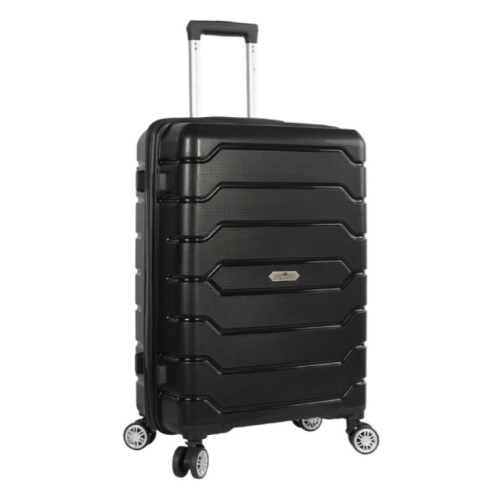 Чемодан маленький S полипропилен Madisson Snowball 01103 58×37×22см 35л Чёрный